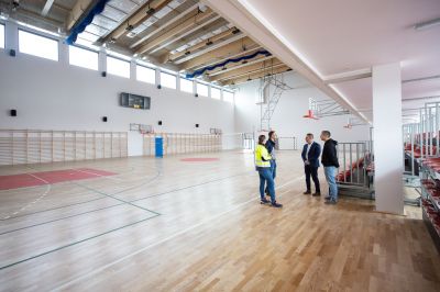 Hala sportowa w Zespole Szk&oacute;ł nr 1 w Rzeszowie, fot. Grzegorz Bukała / Urząd Miasta Rzeszowa